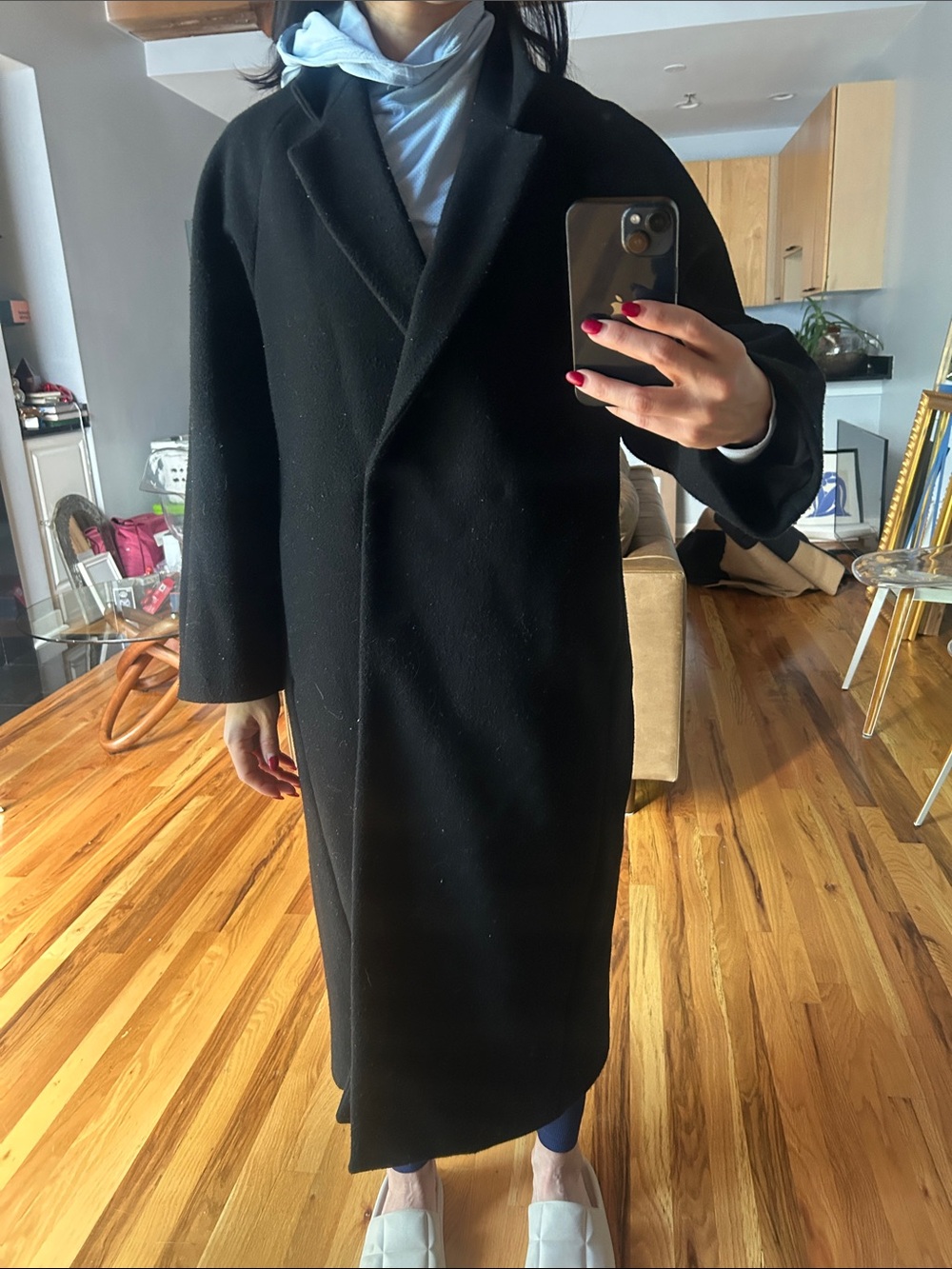 H&M oversized long winter coat